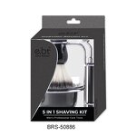 Shaving Razor Set Manufacturer - Classic Black Safety Mini Stainless Steel with Black Badger Shaving Brush