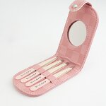 Eyebrow Shaving Set Manufacturer - New Arrival Home Grooming & Travel Suit-Stainless Steel with Mirror & Tweezers