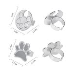 Nail Art Palette Manufacturer - UV Gel Painting Color Tray Board Stainless Steel Polish with Finger Rings