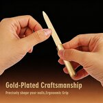 Nail Tools Kit Manufacturer - Advanced Gold Cuticle Nippers Pushers Scissors for Professional Manicurist