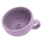 Makeup Brush Cleaner Manufacturer - Hot-selling Portable Silicone Cleaning Bowl Easy Carry RTS Face Beauty Tool