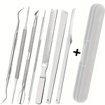 Pedicure Knife Set Manufacturer - Hot-Selling Eco-friendly Stainless Steel Double-Headed Picker Dead Skin Fork