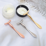 Facial Tool Manufacturer - Factory Direct Dual-Use T-Shaped Zinc Alloy Massager Double-Headed Scoop for Eye Cream