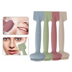 Facial Mask Brush Manufacturer - New 2 in 1 Double-Ended Cleansing Brush Head Silicone Applicator Spatula
