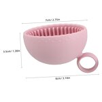 Makeup Brush Cleaner Manufacturer - Silicone Cleaning Scrubber Bowl Portable Washing Tool for Girl-Easy Clean