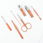 Nail Clipper Set Manufacturer - 7-Piece Carbon Steel with Foldable Bag Home Beauty Kit Manicure Tools Gift