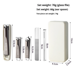 Nail Clipper Set Manufacturer - Stainless Steel Scissors Sharp Blade File Ear Pick Household Factory Wholesale