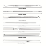 Pedicure Knife Set Manufacturer - Hot-Selling Eco-friendly Stainless Steel Double-Headed Picker Dead Skin Fork