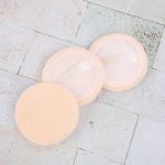 Powder Puff Manufacturer - Wholesale Eco-friendly Washable Angular Blush Round Professional Silk Cotton Compact