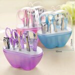 Manicure Set Manufacturer - Wholesale Gift 8PCS Apple Shape Wedding Souvenir Clipper Scissors Pusher
