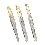 Lash Tweezers Manufacturer - Best Selling Stainless Steel Slanted Tip Portable High Precision False Eyelash Aid Tool