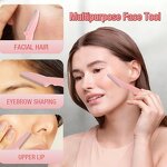 Eyebrow Razor Set Manufacturer - Private Label 12pcs Eyebrow Trimmer Face Razor Hair Remover for Beauty Tools