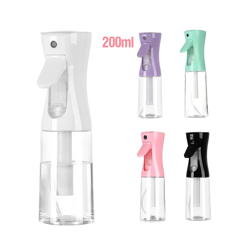 Spray Bottle Manufacturer - 200ml Barber Shop Salon Use Refillable Ultra Fine Mist Continuous Water Hair