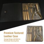 Nail Tools Kit Manufacturer - Advanced Gold Cuticle Nippers Pushers Scissors for Professional Manicurist