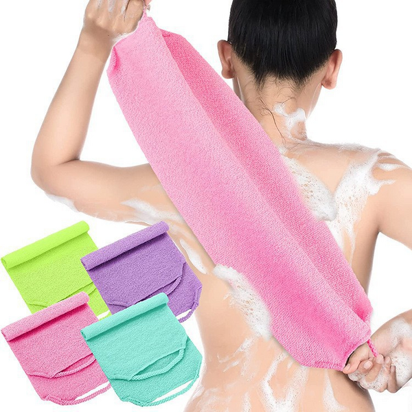 Bath Exfoliating Scrubber Manufacturer - Customized 100% Nylon Japanese Hotel & Spa Disposable Wash Cloth