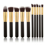 Makeup Brushes Set Manufacturer - 10pcs High-end Quality Luxury Custom Facial Foundation Powder Private Label Professional