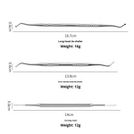 Nail Remover Manufacturer - Factory Wholesale Stainless Steel Double-head Nail Groove Spoon Set