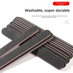 Nail File Manufacturer - Wholesale Black Double Sided EVA Sponge & Polishing Sanding Strip 100/180