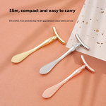 Facial Tool Manufacturer - Factory Direct Dual-Use T-Shaped Zinc Alloy Massager Double-Headed Scoop for Eye Cream