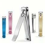 Nail Clipper Manufacturer - Multi-size Multi-color Gradient Carbon Steel with Curved Blade & Nail File