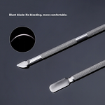 Manicure Tool Manufacturer - Hot Selling Double-Ended Stainless Steel Pusher for Cuticle & Hangnail Removal
