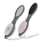 Pedicure Kit Manufacturer - Hot Selling 4-in-1 Double Sided Custom Callus Remover with Steel Files Sandpaper Pumice Stone