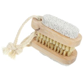 Bath Brush Manufacturer - Spa Tool Wooden with Pumice Stone for Foot Massage