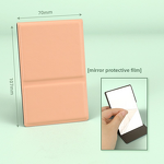 Cosmetic Mirror Manufacturer - Wholesale Personalized Double Sided Hand Held Stainless Steel Portable Foldable with PU Bag