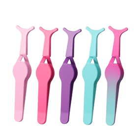 Brow Tweezers Manufacturer - Wholesale Private Label Logo Thick Metal Stainless Steel Eyelash Grip Scissors