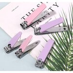 Toenail Clippers Manufacturer - Wholesale Carbon Steel Metal Ingrown Manicure Cutter with Acrylic Silicone Cover