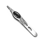 Eyebrow Tweezers Manufacturer - Non-slip Slanted Tip Stainless Steel Anti-Static Beauty Trimmer Tool
