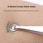 Nose Hair Trimmer Manufacturer - Stainless Steel Facial Hairs Professional Tweezer Long for Men Women