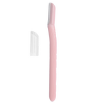 Eyebrow Shaping Knife Manufacturer - Anti-Scratch Stainless Steel Blade ABS Beginner Safe Straight Handle Striped