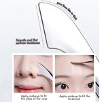 Makeup Brush Manufacturer - Double-head Professional Electroplated Handle Durable Foundation Silver Flat Ultra-Thin