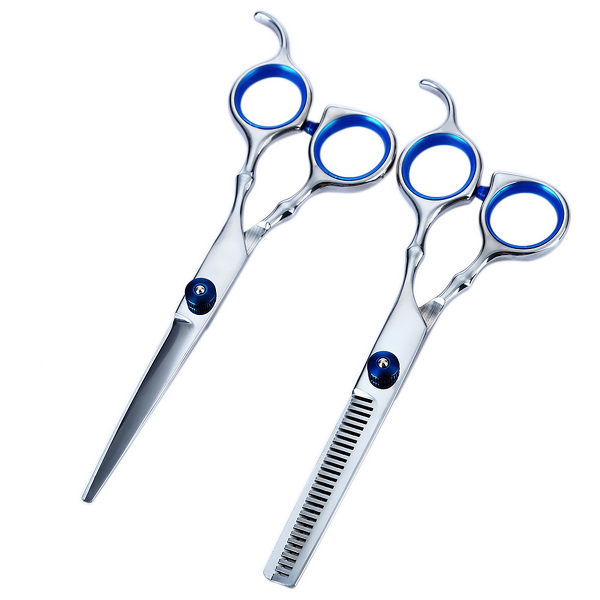 Grooming Scissors Kit Manufacturer - Professional 6 in 1 with Safety Round Tips