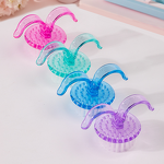 Nail Cleaning Brush Manufacturer - Portable Mini Transparent Art Brush for Dust Powder Multi Functional