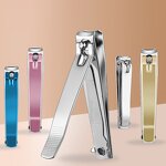 Nail Clipper Manufacturer - Multi-size Multi-color Gradient Carbon Steel with Curved Blade & Nail File