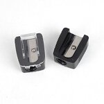 Pencil Sharpener Manufacturer - Wholesale Manual Lip Liner Eyebrow Stainless Steel Cosmetic Tool Pink White Black