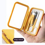 Manicure Cutter Kit Manufacturer - New Ebt 5 in 1 Professional Stainless Steel Right-handed Beauty Care Set