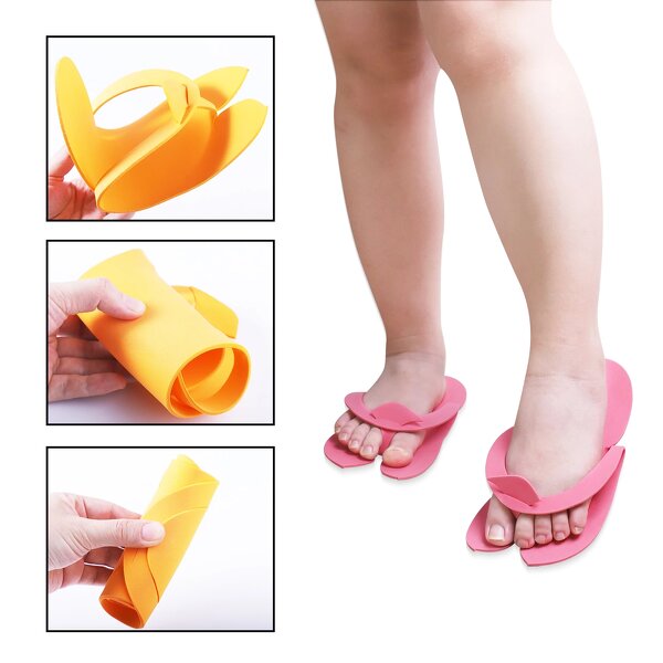 Disposable Slipper Manufacturer - Well-liked Professional Design EVA Foam Flip Flops for Women Indoor Pedicure Salon