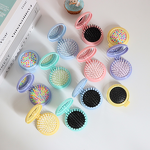 Comb with Mirror Manufacturer - Plastic Folding Airbag Small DIY Cute Girl Air Cushion Head Massage Integrated Portable