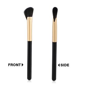 Makeup Brush Manufacturer - Synthetic Hair Slant Head for Foundation Eyebrow Application Sickle-Shaped Nose