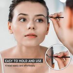 Eyebrow Tweezers Manufacturer - Wholesale Private Label Logo Display Thick Metal Stainless Steel Brow Grip Set