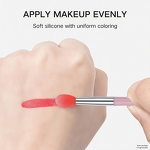 Lip Gloss Brush Manufacturer - Mini Silicone Applicator Rubber Lipgloss Lip Mask Cosmetic Brush