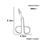 Eyebrow Tweezers Manufacturer - Wholesale Scissors Shape Stainless Steel Beauty Private Label