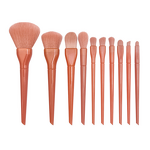 Makeup Brush Set Manufacturer - Candy Color 10-Piece for Beginners Soft Bristles Integrated Handle