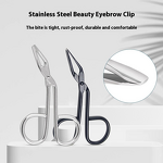 Eyebrow Tweezers Manufacturer - Wholesale Scissors Shape Stainless Steel Beauty Private Label