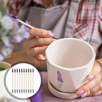 Nail Polishing Tool Manufacturer - Hot Selling Double-Headed Black Gauze Gray Sand Wooden Stick Cuticle Pusher