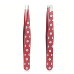 Tweezers Manufacturer - 2pcs Portable Mini Red Spot Eyebrow