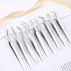 Eyebrow Tweezers Manufacturer - High Precision Stainless Steel with Pointed Tip for Lash Extensions